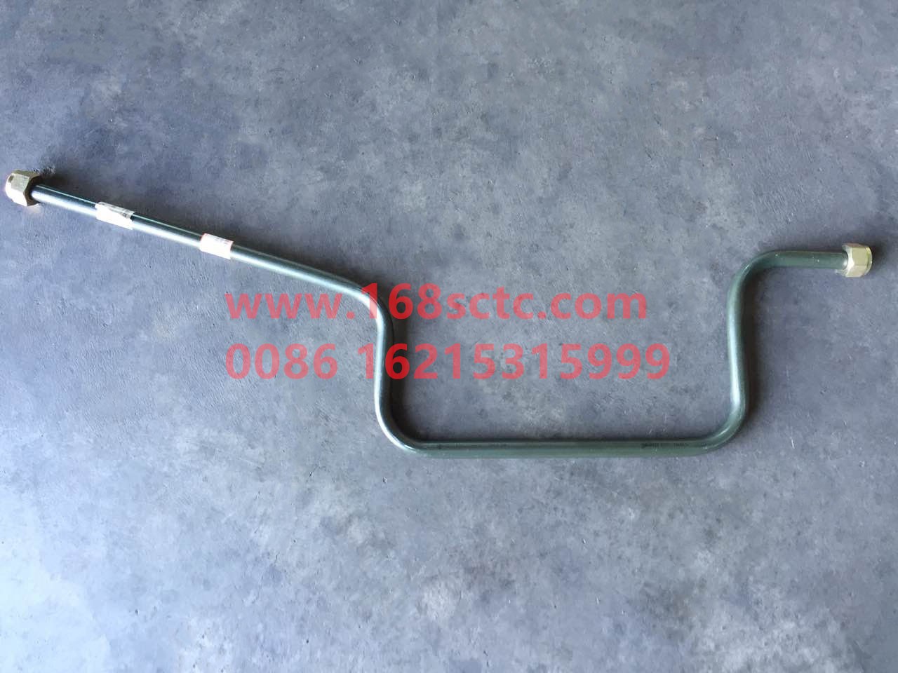 DZ96259360178-SHACMAN-Steel pipe 20 (air compressor hose)-DeLongXinM3000 2013Kuan