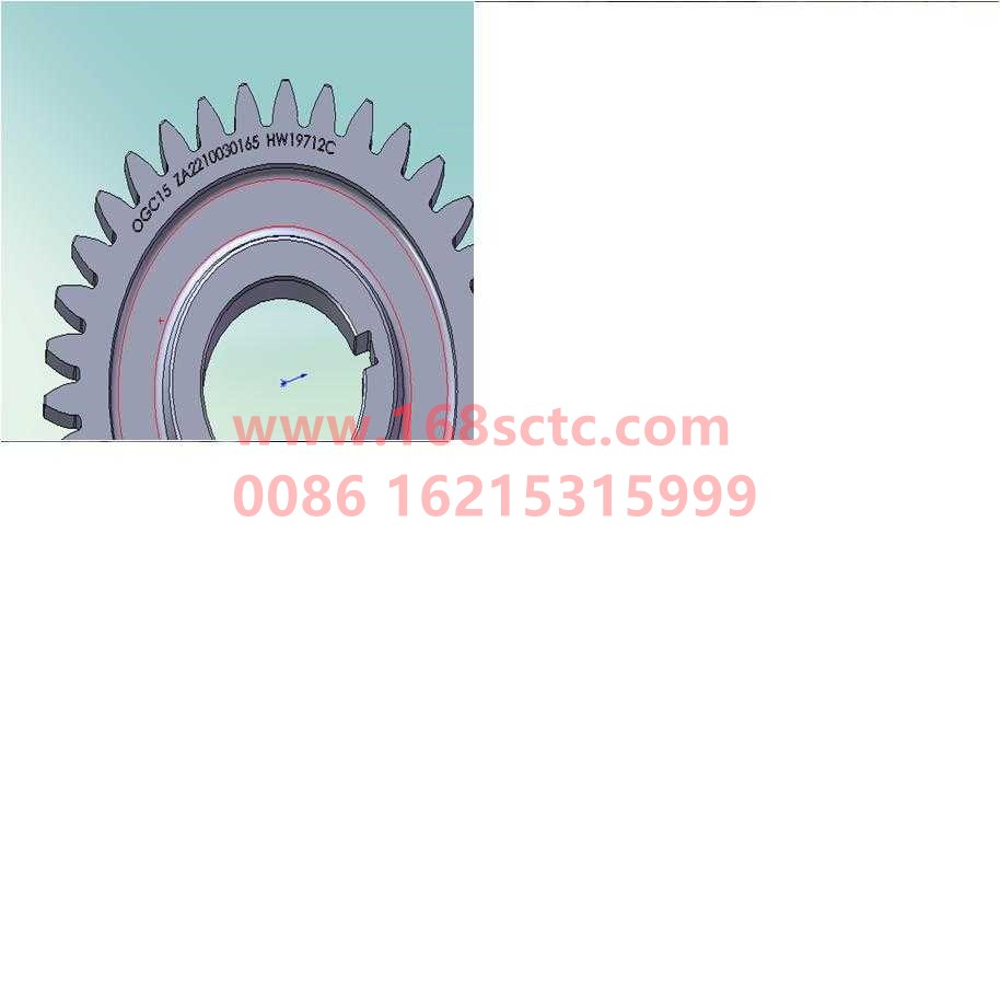 AZ2210030165-SINOTRUK HOWO-countershaft fifth gearspeeding-ZhongQiBianSuXiangHW19712C