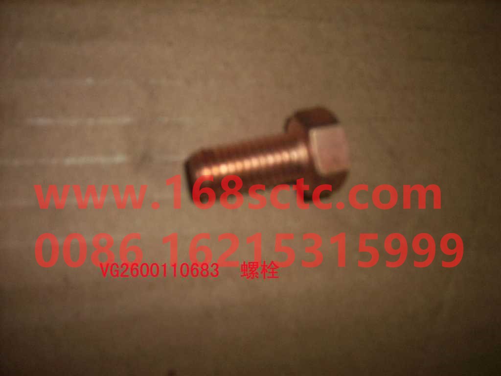 VG2600110683-SINOTRUK HOWO-heat shield bolts-ZhongQiFaDongJiWT615.95
