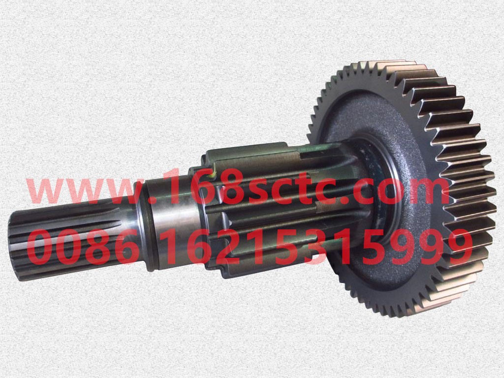 12JSD160T-1707047-GEARBOX-Vice box intermediate shaft welding assemblylengthenwith spline 13/58tooth-FaShiTeBianSuXiang12JSD160T