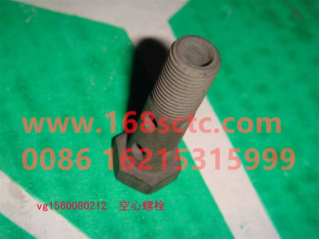 VG1560080212-SINOTRUK HOWO-hollow bolt-ZhongQiFaDongJiWT615.95