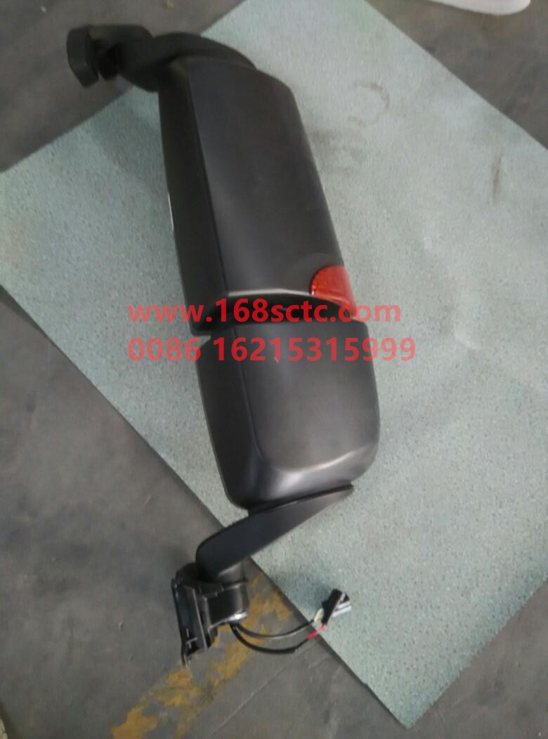 712W63730-0001-SINOTRUK HOWO-Rearview mirror assembly left wide body electric-ShanDeKaC7H