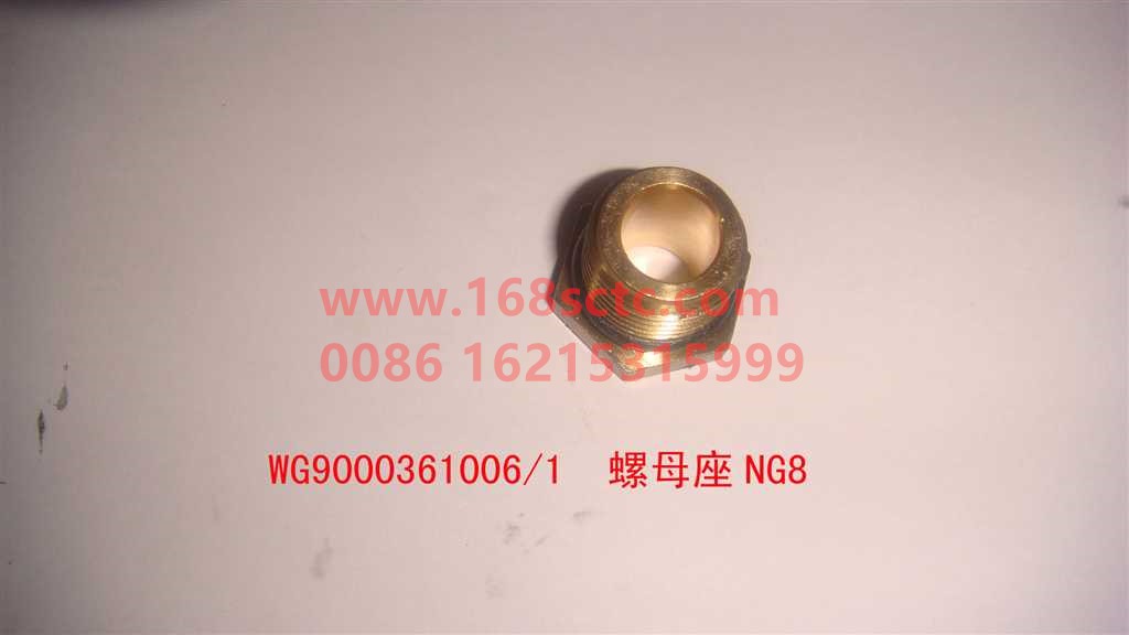 WG9000361006-SINOTRUK HOWO-Nut seat NG8 M16x1.5galvanized-HaoWo2013Kuan