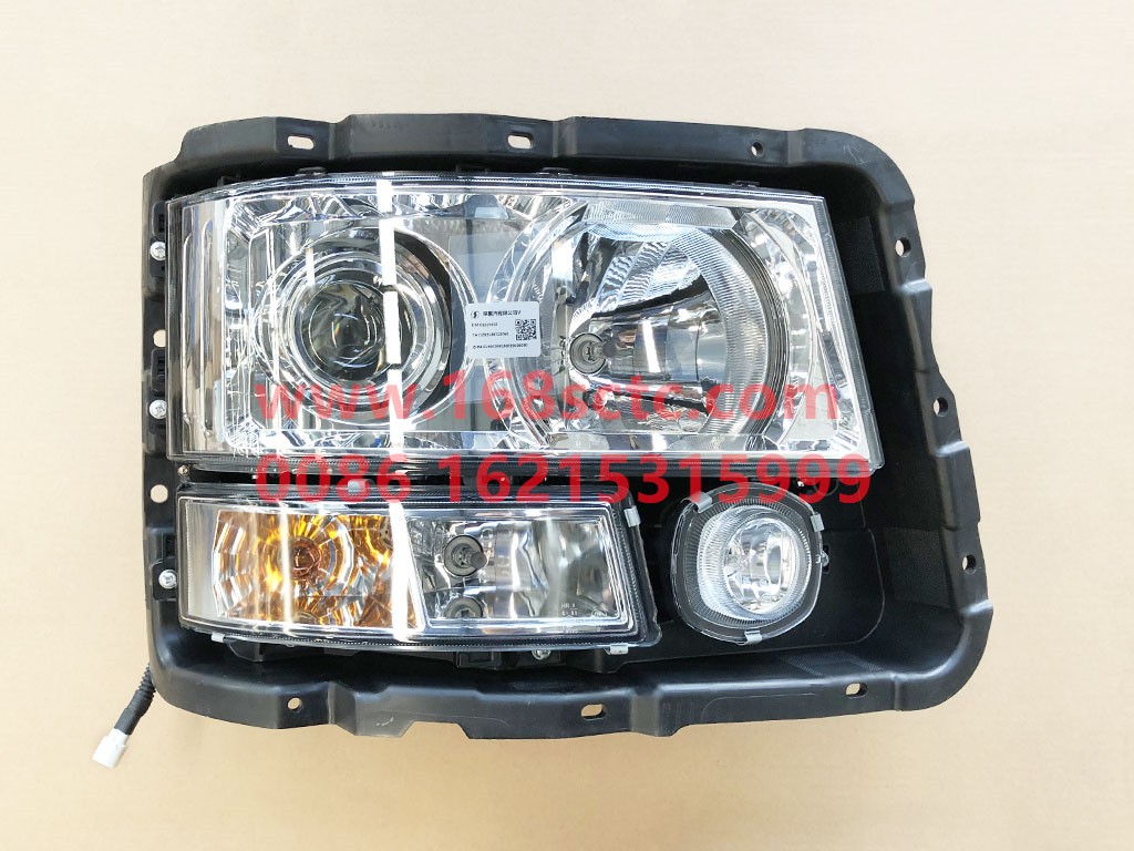 DZ93189723060-SHACMAN-Headlight assembly right integral-DeLongF2000 2015Kuan