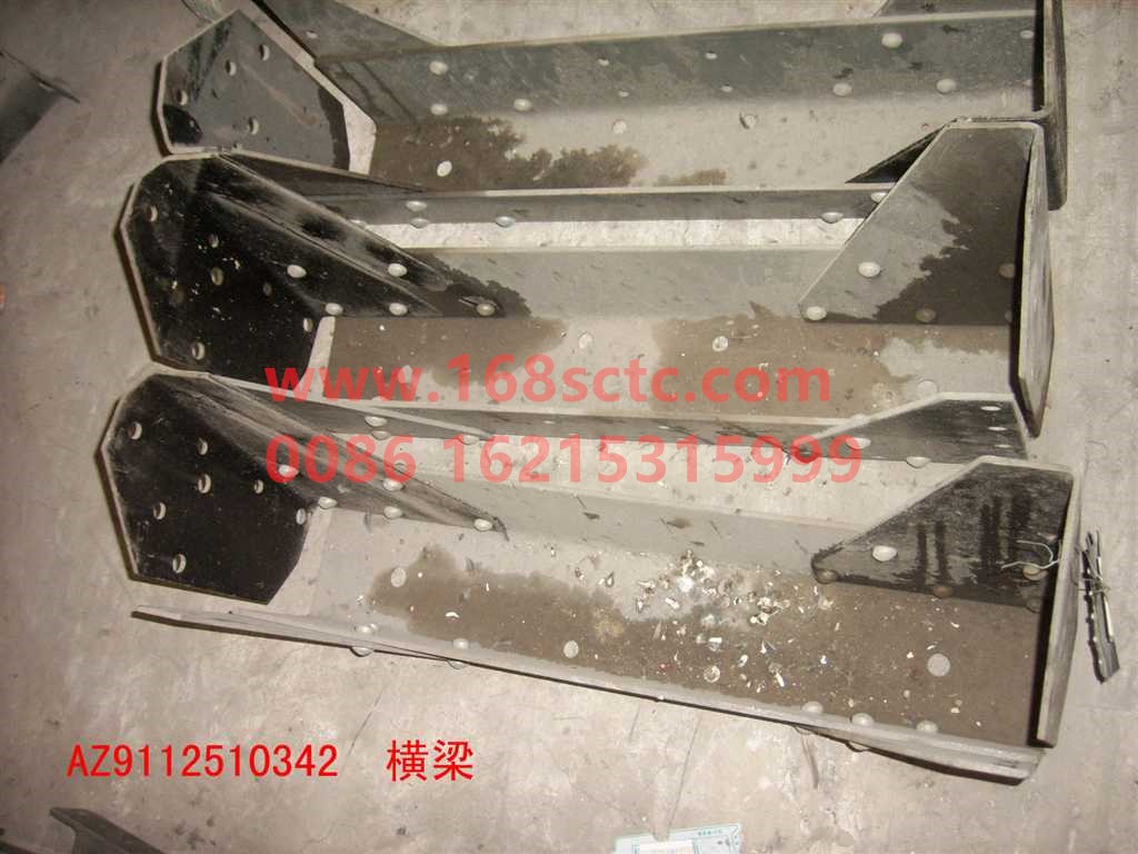 AZ9112510342-SHACMAN-rear beam assembly-DeLongF2000 2010Kuan