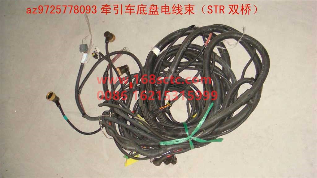 AZ9725778093-SINOTRUK HOWO-Chassis wiring harnessOne set (chassis number:7A301976)-HaoWo2007Kuan