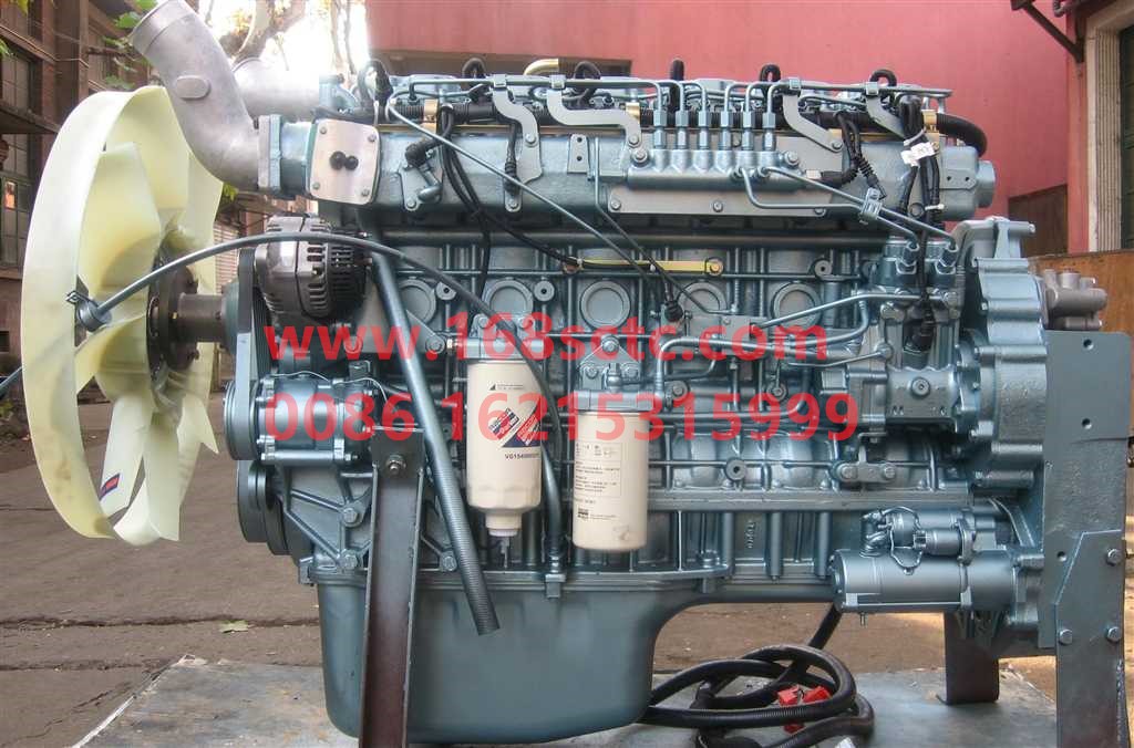 A73810023G-SINOTRUK HOWO-Engine assembly (A7/MT/electric intake air heater)-ZhongQiFaDongJiD12.38-30