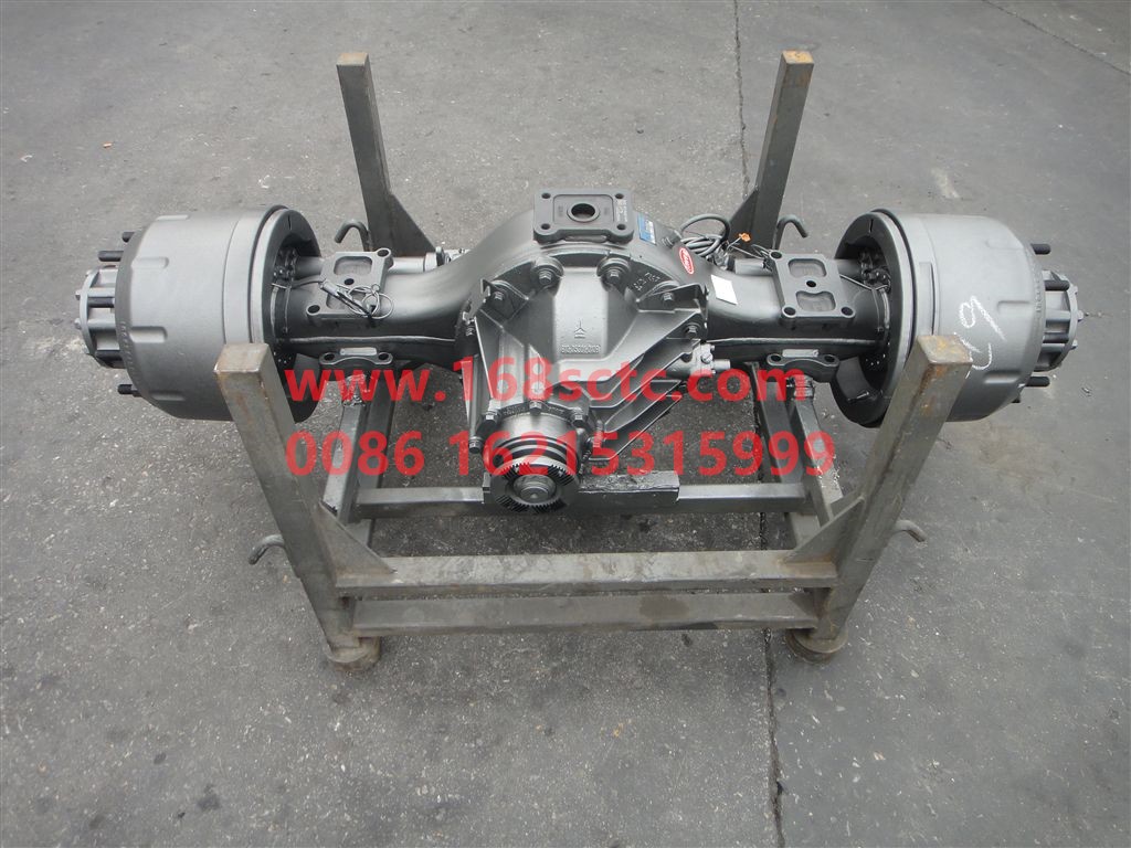 MHY-132G0-B842-SINOTRUK HOWO-Rear axle assembly (MCY13 rear axle/i=3.7/KV165/leaf spring seat distance 1010/wheelbase 1850/disconnected self-adjusting arm ABS with differential lock)-ZhongQiMCY13CheQiao