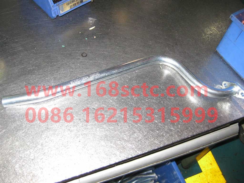 VG1095119004-SINOTRUK HOWO-Supercharger oil return pipe assembly-ZhongQiFaDongJiWD615.96NE