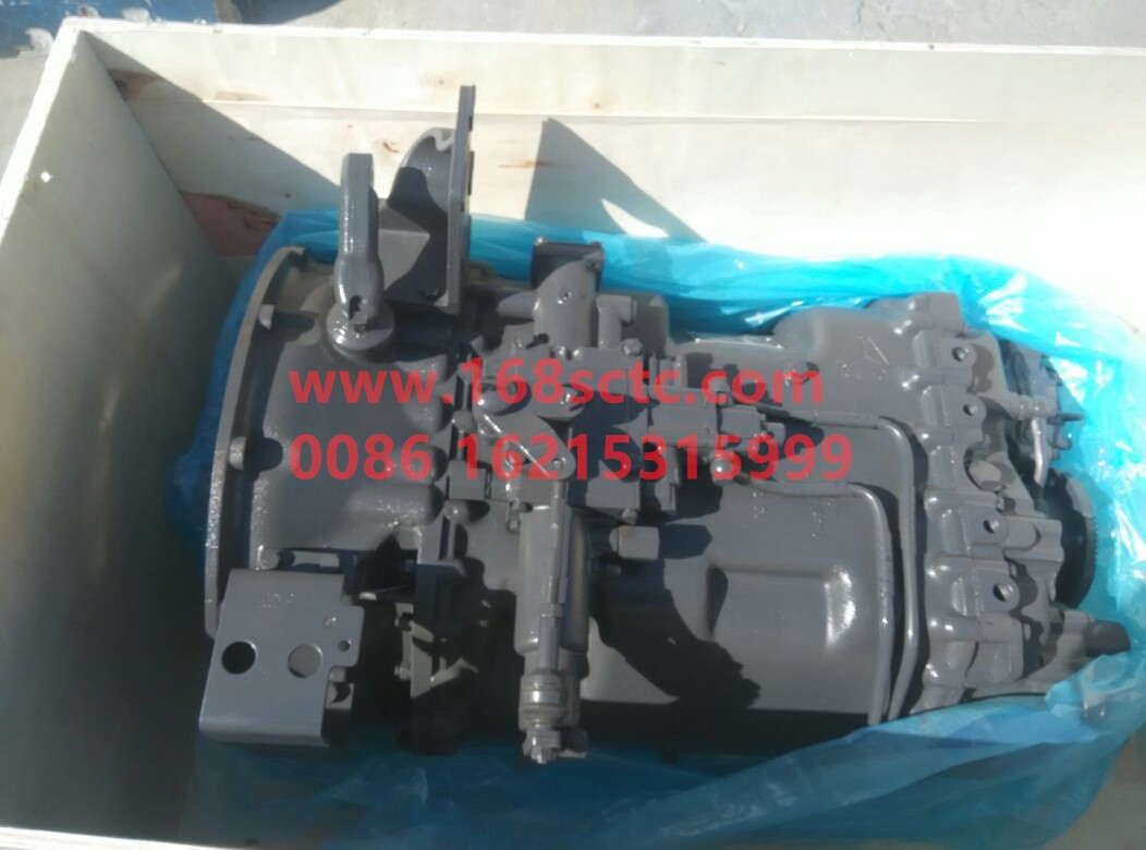 HW19712100137-SINOTRUK HOWO-gearbox assembly 12files(15.01/Pull/double pole/fine teeth/XS180/Electromagnetic sensor/HW70PTO)-ZhongQiBianSuXiangHW19712
