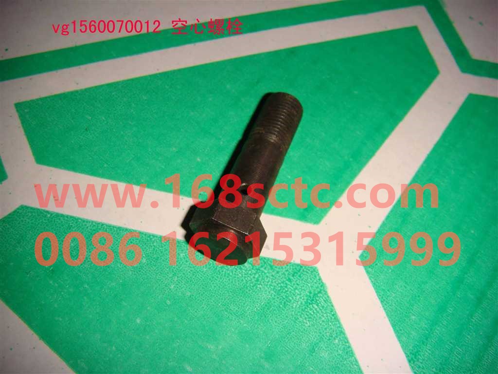 VG1560070012-SINOTRUK HOWO-hollow bolt-ZhongQiFaDongJiWT615.93