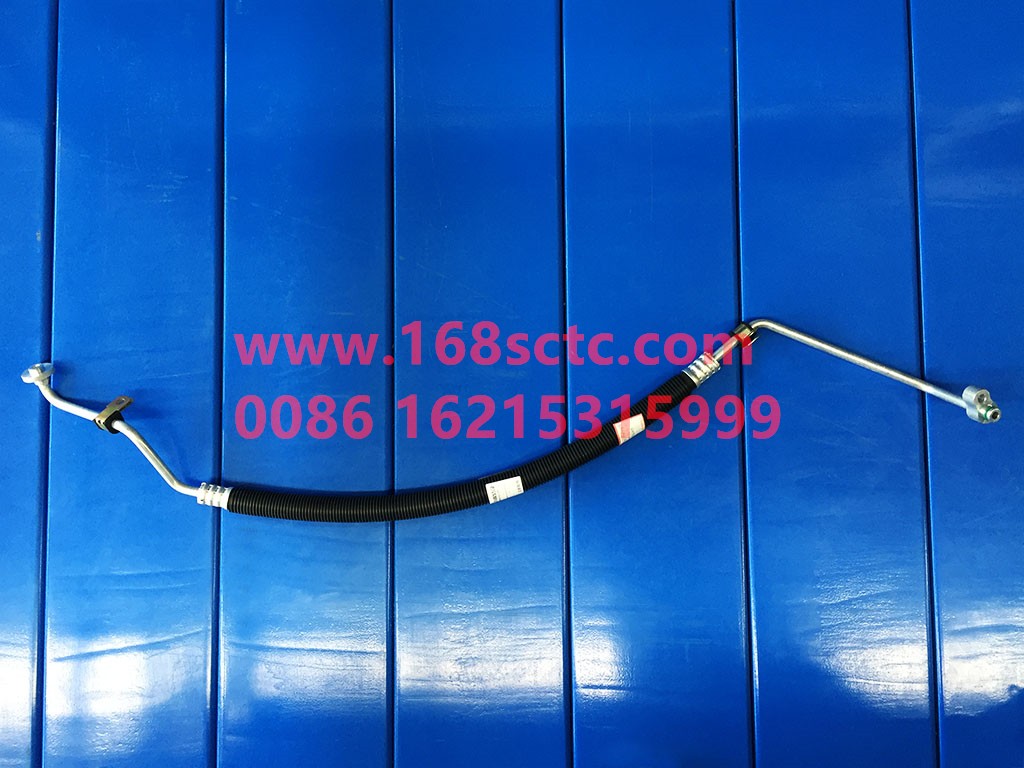 DZ14251848205-SHACMAN-Condenser-evaporator connecting pipe-DeLongX3000 2013Kuan