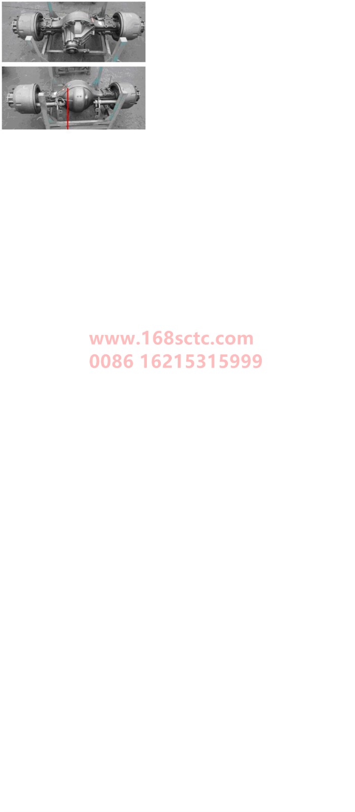 MHY-133G0-B112-SINOTRUK HOWO-Rear axle assembly (MCY13 single rear axle/i=4.63/XSΦ180/leaf spring seat distance 950/leaf spring width 90/wheelbase 1816/ABS)-ZhongQiMCY13CheQiao