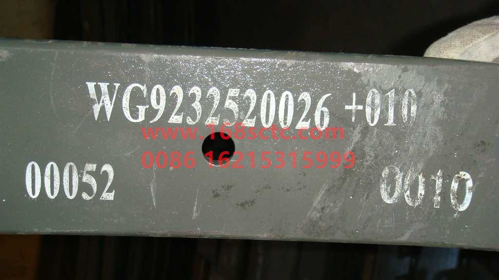 WG9232520026+010-SINOTRUK HOWO-Tenth piece of front leaf springright 14x90Ten pieces L=400mm-HaoWo2008Kuan