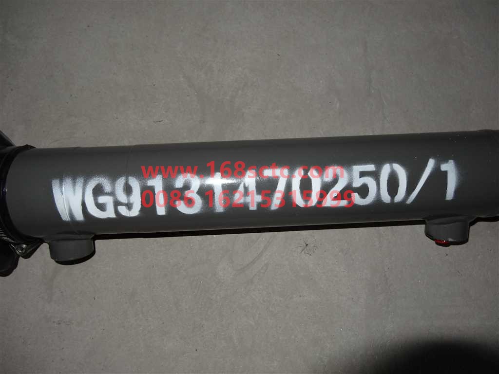 WG9131470250-SINOTRUK HOWO-Steering power cylinder assembly-HaoWoT5GKuan