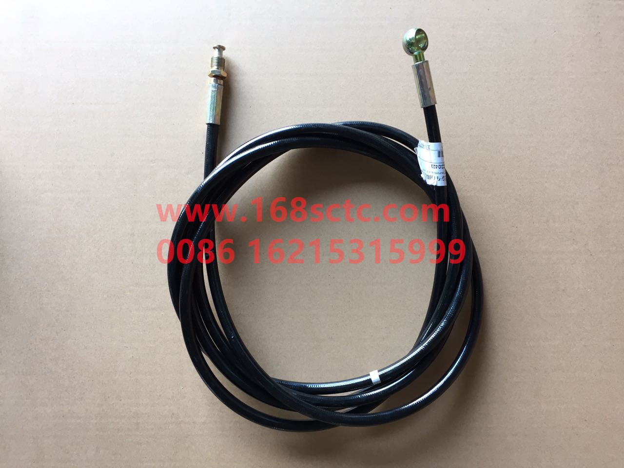 DZ96259230420-SHACMAN-clutch oil pipe-DeLongXinM3000 2015Kuan