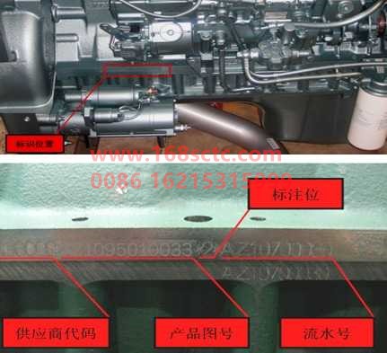 AZ1095010033-SINOTRUK HOWO-Cylinder block assemblyEuro III EGR 2Valve-ZhongQiFaDongJiWD615.67