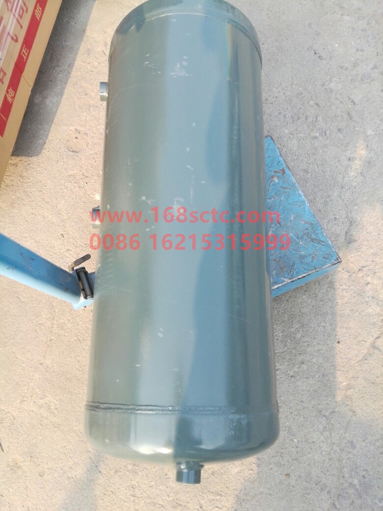 WG9000360706-SINOTRUK HOWO-Air reservoir assemblydouble chamber 30L+8L Φ275 6hole 66x28-HaoWoT7HKuan