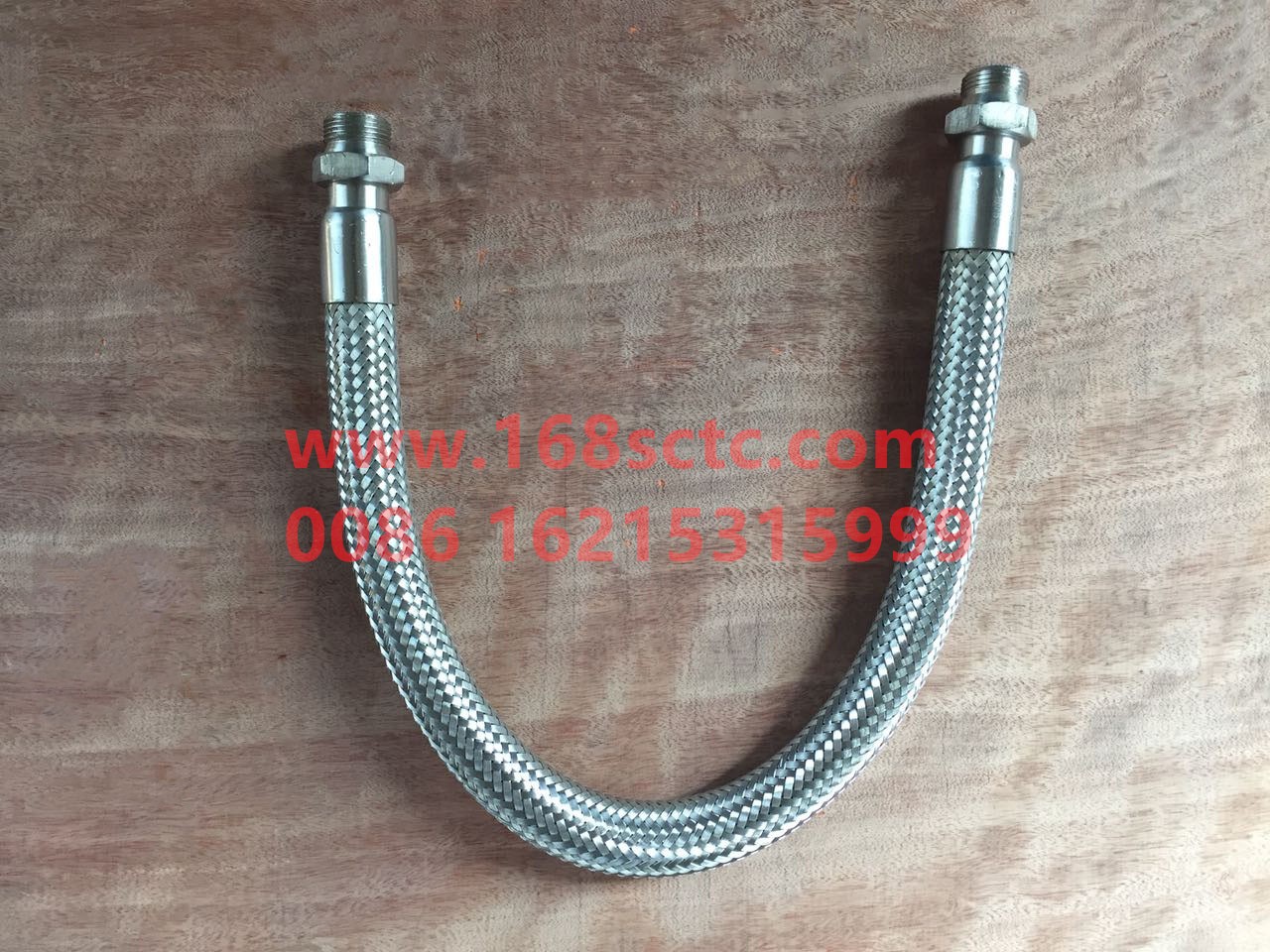 DZ93189360008-SHACMAN-Metal HoseStainless steel M=22 L=600-DeLongF2000 2015Kuan