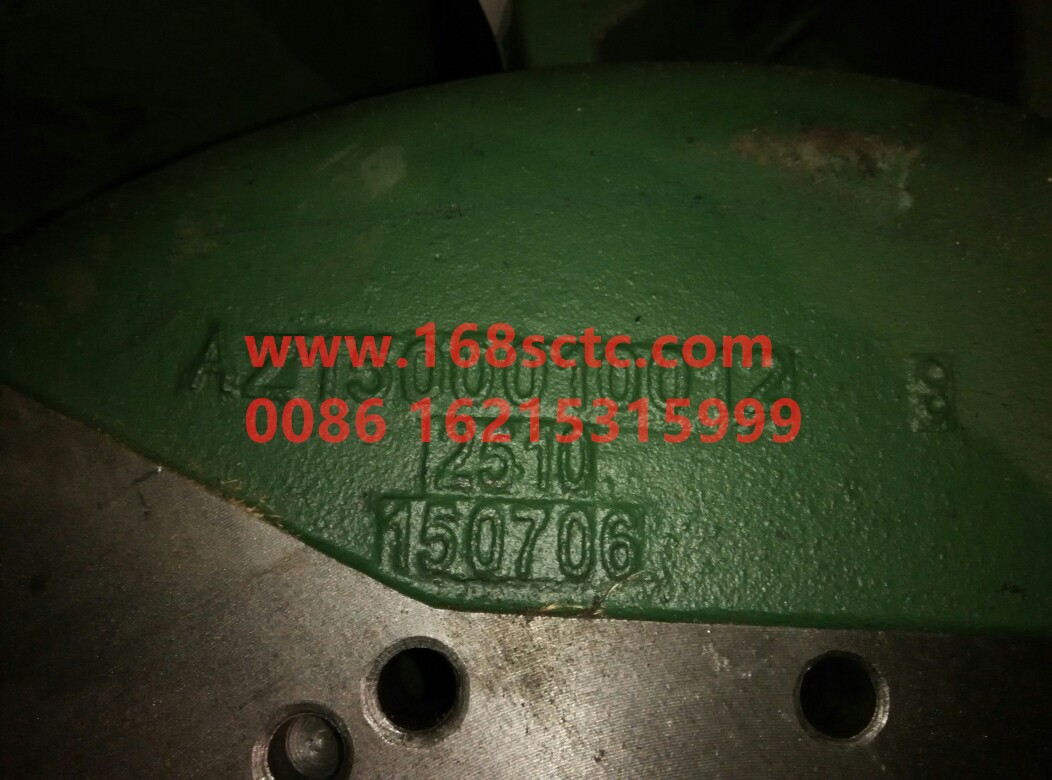 AZ1557010012-SINOTRUK HOWO-flywheel housing-ZhongQiFaDongJiWD615.95E