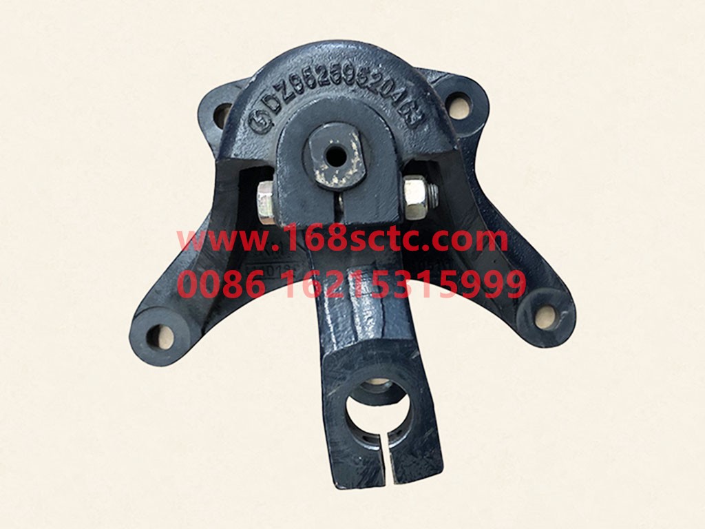 DZ95259520464-SHACMAN-Rear spring right rear bracket assembly-DeLongF3000 2015Kuan