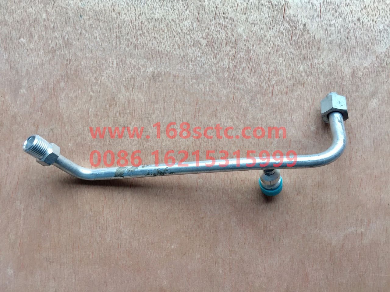 DZ13241821404-SHACMAN-Air pipe (dry tank inlet pipe)-DeLongF2000 2010Kuan