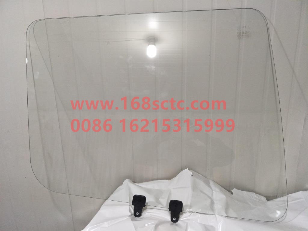 DZ14251330010-SHACMAN-Door glass assembly right (rope pulley)-DeLongX3000 2013Kuan