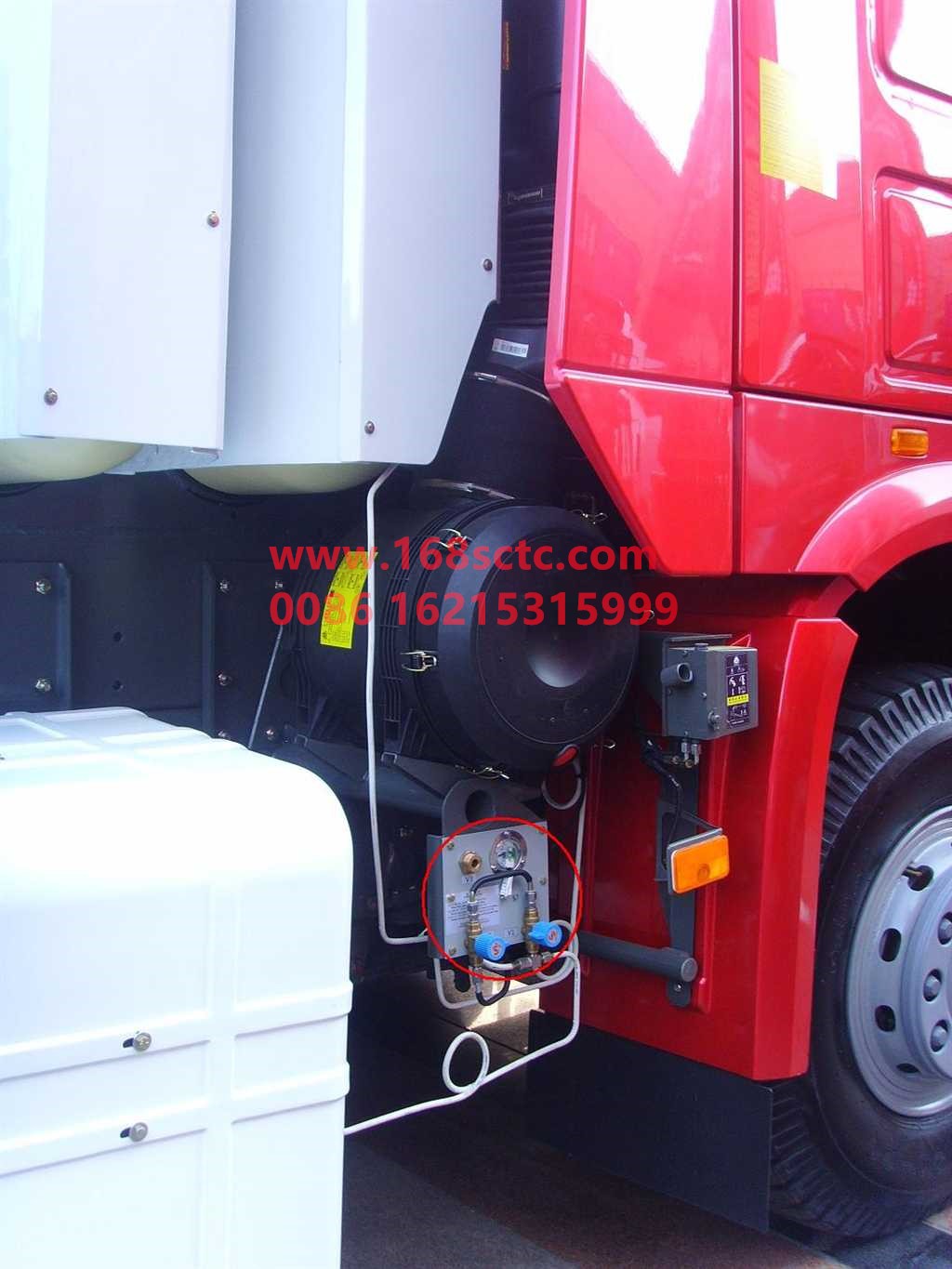 WG9725550501-SINOTRUK HOWO-Integrated control assembly (CNG gas supply system)-HaoWo2007Kuan