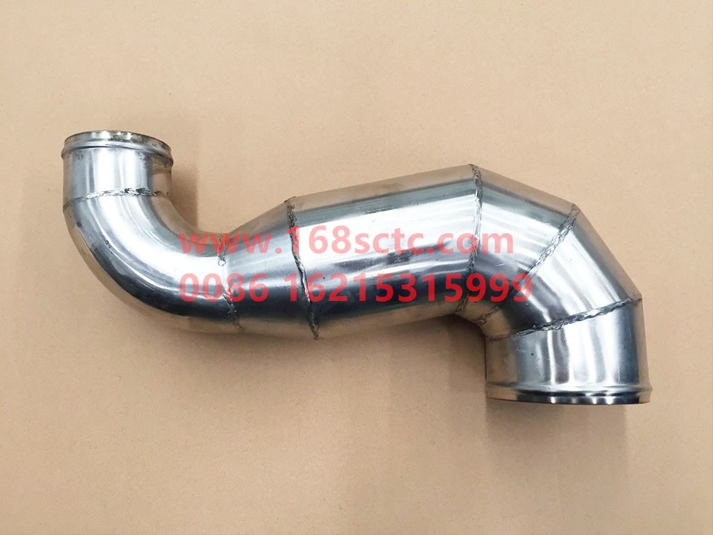DZ96259539311-SHACMAN-Intercooler outlet steel pipe-DeLongXinM3000 2013Kuan