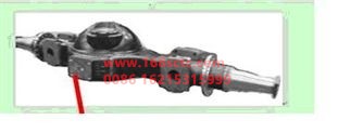 AZ9360330068-SINOTRUK HOWO-Intermediate axle housing assembly rubber suspension-ZhongQiZhongQiaoHW1279