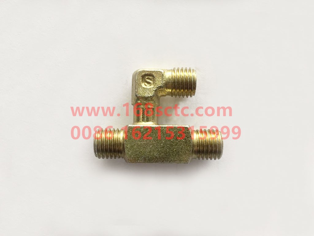 DZ91189360042-SHACMAN-H type tee joint body-DeLongF2000 2014Kuan