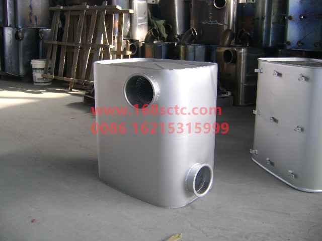 WG9725544060-SINOTRUK HOWO-Exhaust new catalyst on muffler CNG-HaoWo2009Kuan