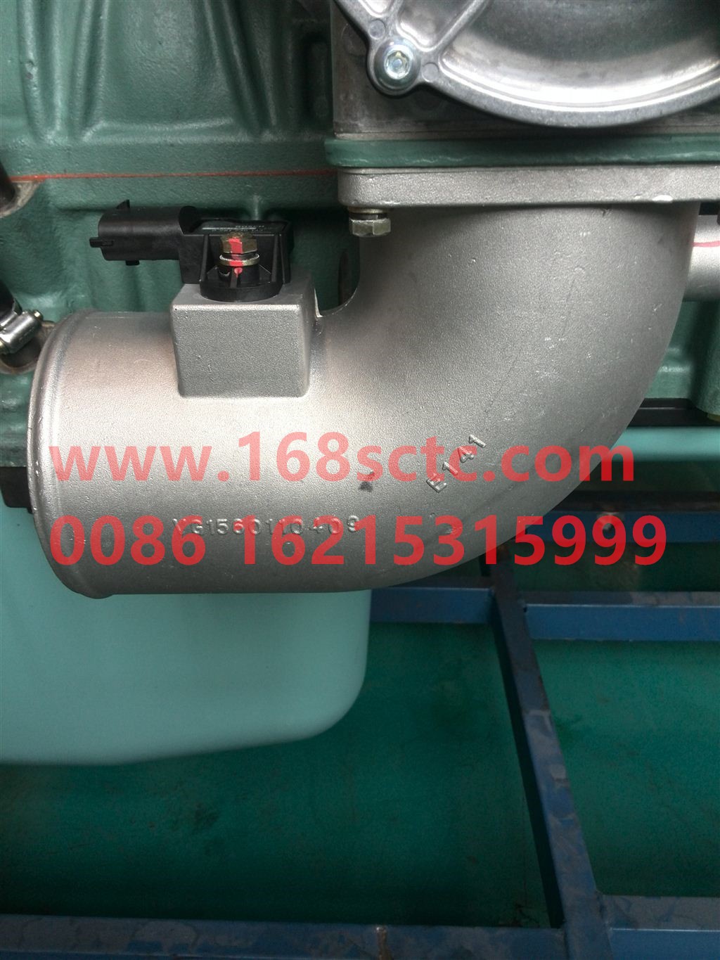 VG1560110409-SINOTRUK HOWO-connecting elbow-ZhongQiFaDongJiWT615.95