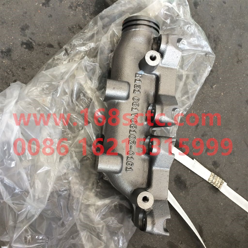 081V08102-0161-SINOTRUK HOWO-One and two cylinder exhaust manifolds-ZhongQiFaDongJiMC11.39-30