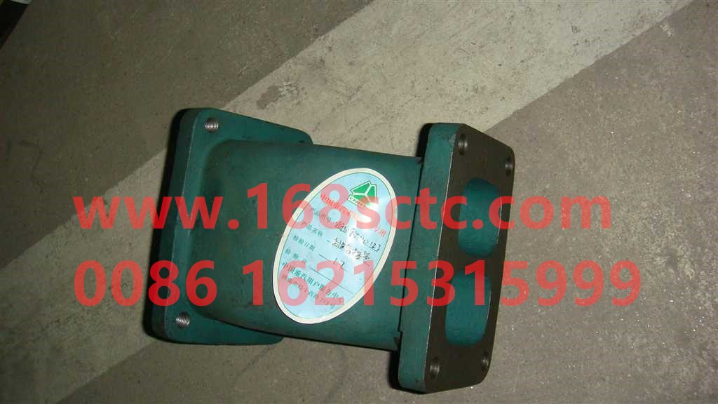 VG1095110123-SINOTRUK HOWO-exhaust pipe STRtwo valves9596machine-ZhongQiFaDongJiWD615.96E