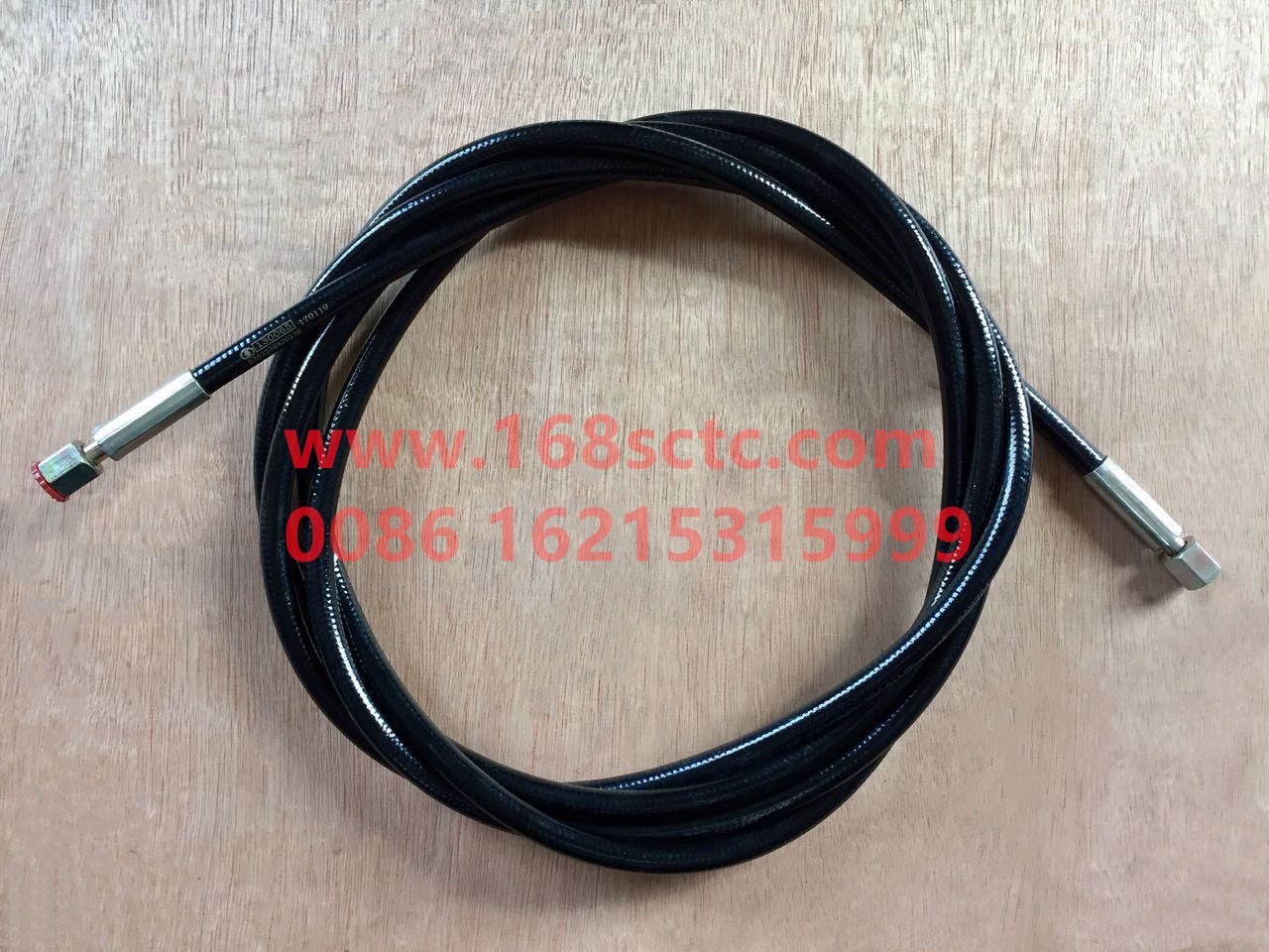 DZ93259820139-SHACMAN-High pressure hose L=3600-DeLongF3000 2013Kuan
