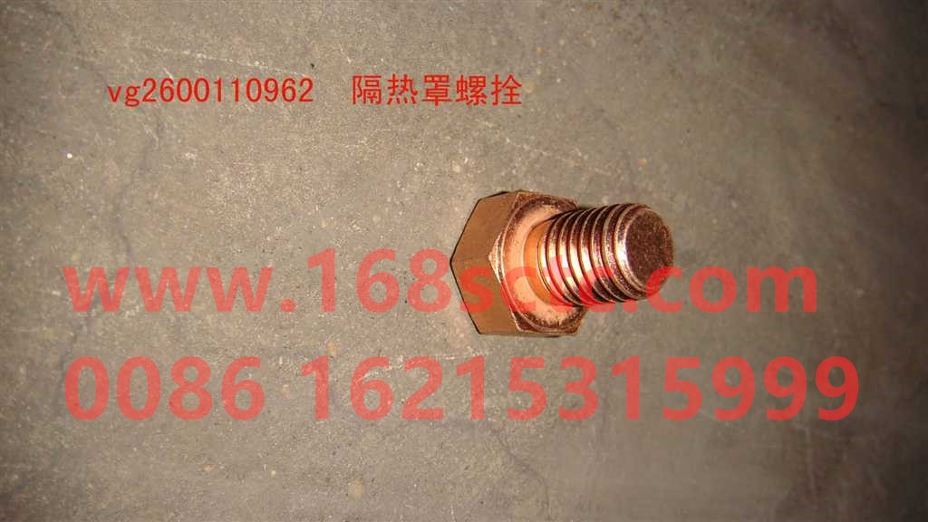 VG2600110962-SINOTRUK HOWO-heat shield bolts-ZhongQiFaDongJiD10.29-31