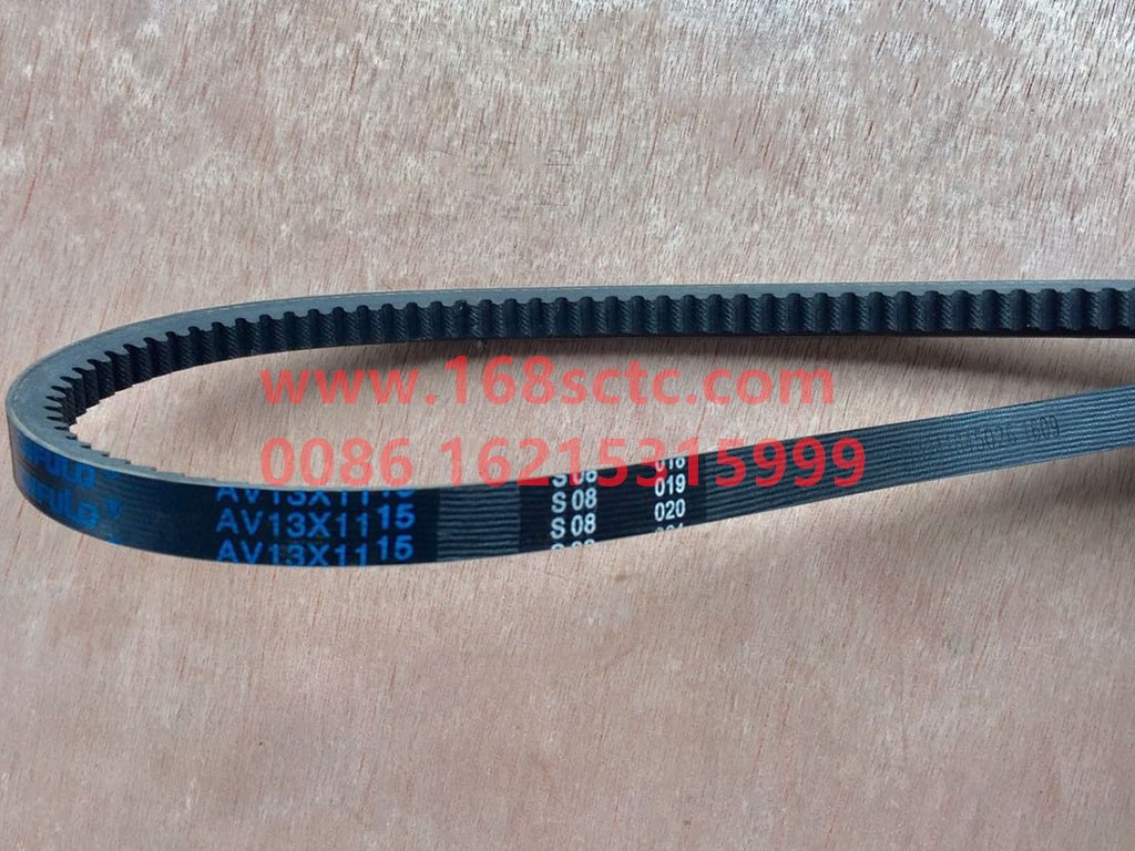 DZ13241845026-SHACMAN-Compressor belts (hot zone,DKS)-DeLongF2000 2009Kuan