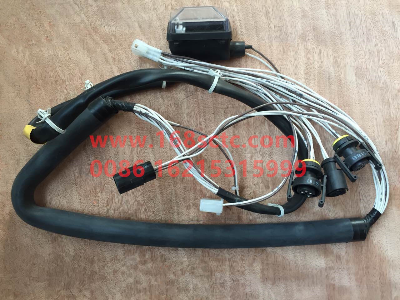 DZ95189772113-SHACMAN-Door harness left (electric window regulator)-DeLongF3000 2015Kuan