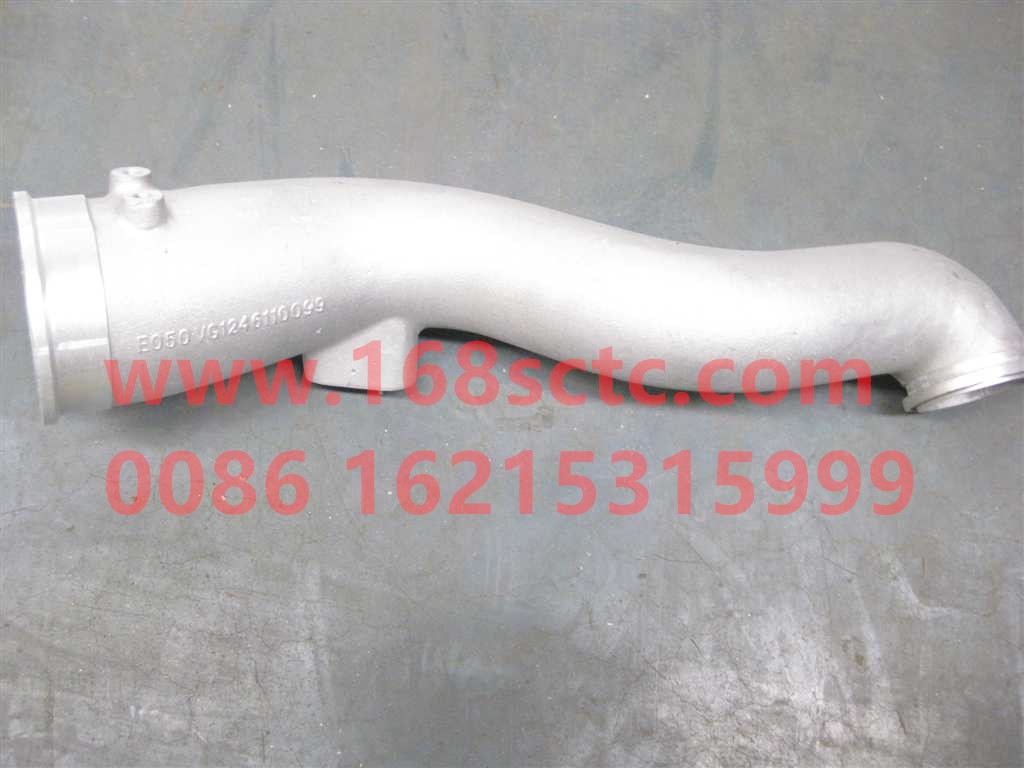 VG1246110099-SINOTRUK HOWO-Supercharger hose bend (Sinotruk WD615 MOQ 100)-ZhongQiFaDongJiD12.46-30