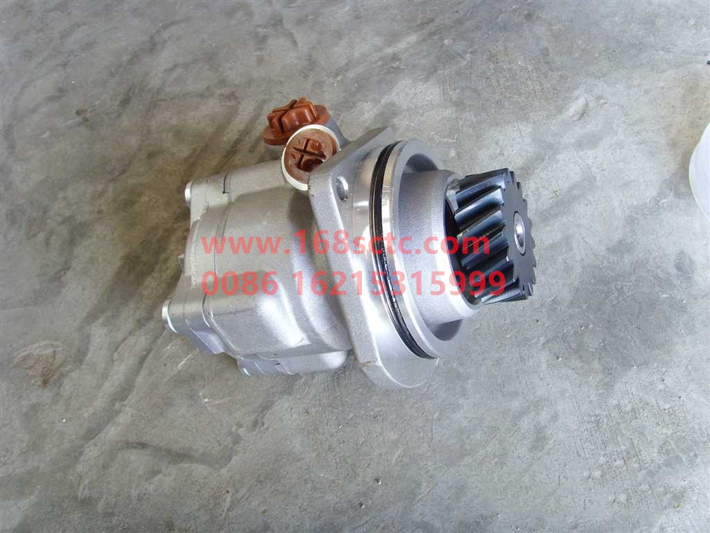 WG9725478037-SINOTRUK HOWO-Steering Pumpaluminumunlimited pressure x20L/minblade type-HaoWo2012Kuan