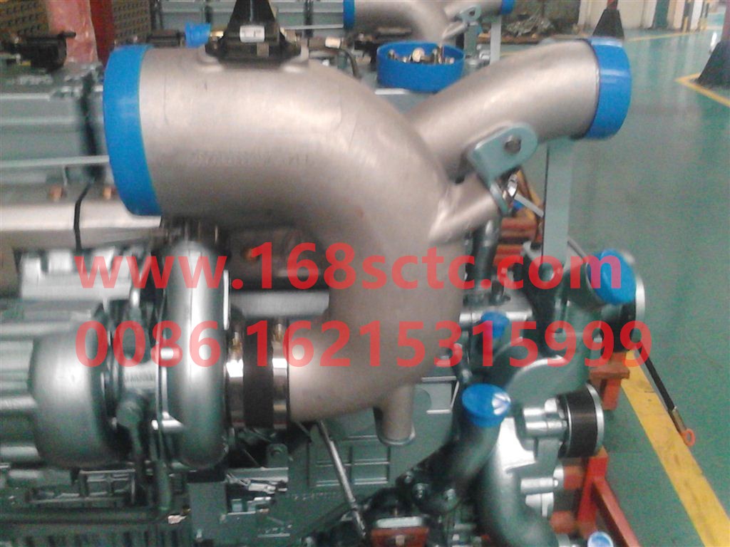 VG1238110032-SINOTRUK HOWO-Supercharger intake pipe-ZhongQiFaDongJiT12.42-50