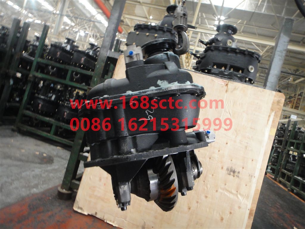 AZ9981320222-SINOTRUK HOWO-The main reducer assembly middle bridge i=6.73 Φ180 face tooth mine car-ZhongQiAC16MinYongQiao