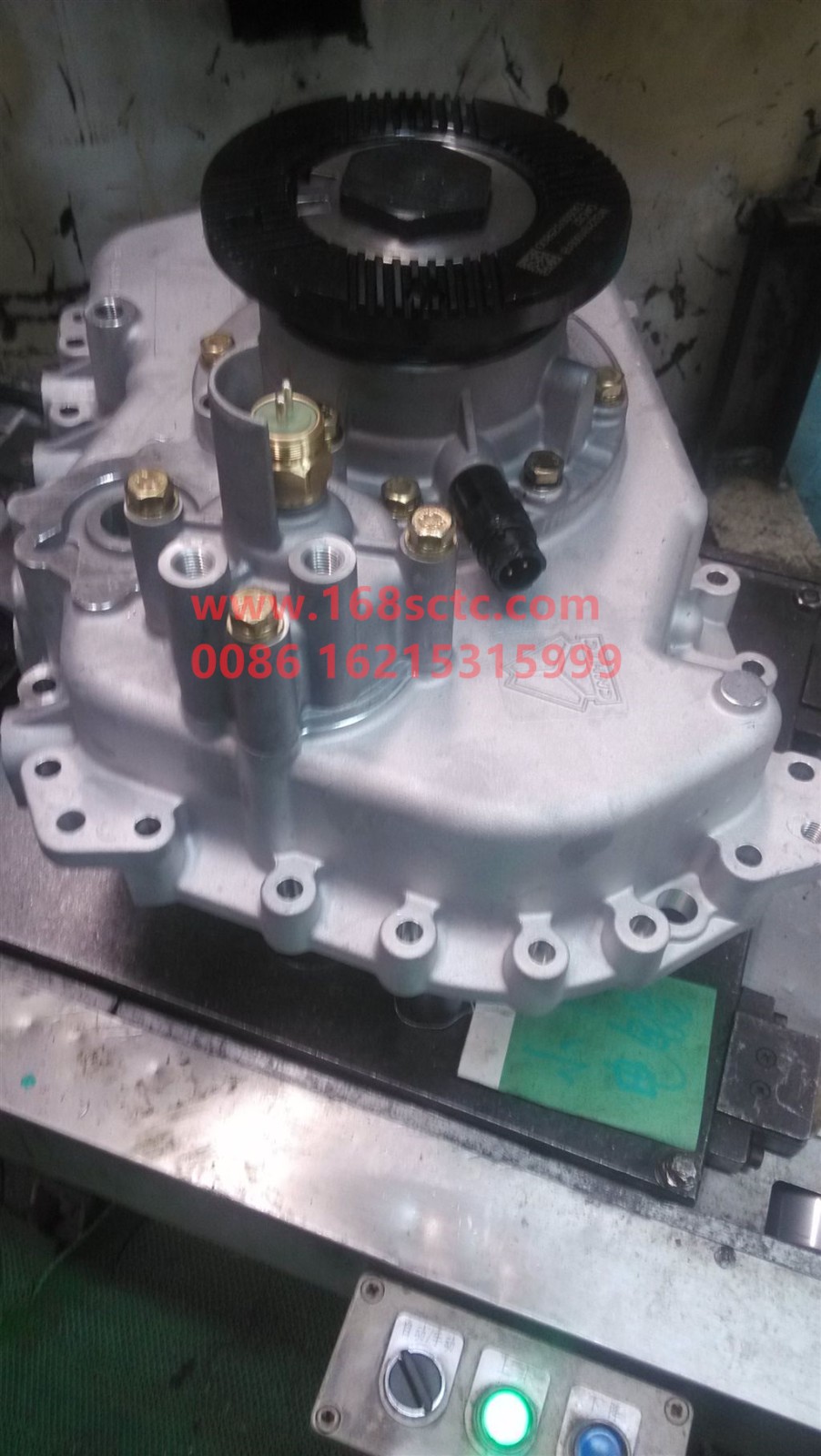 AZ2203100054-SINOTRUK HOWO-Range gear auxiliary box assembly (HW15710 aluminum shell, electromagnetic sensor)-ZhongQiBianSuXiangHW19710