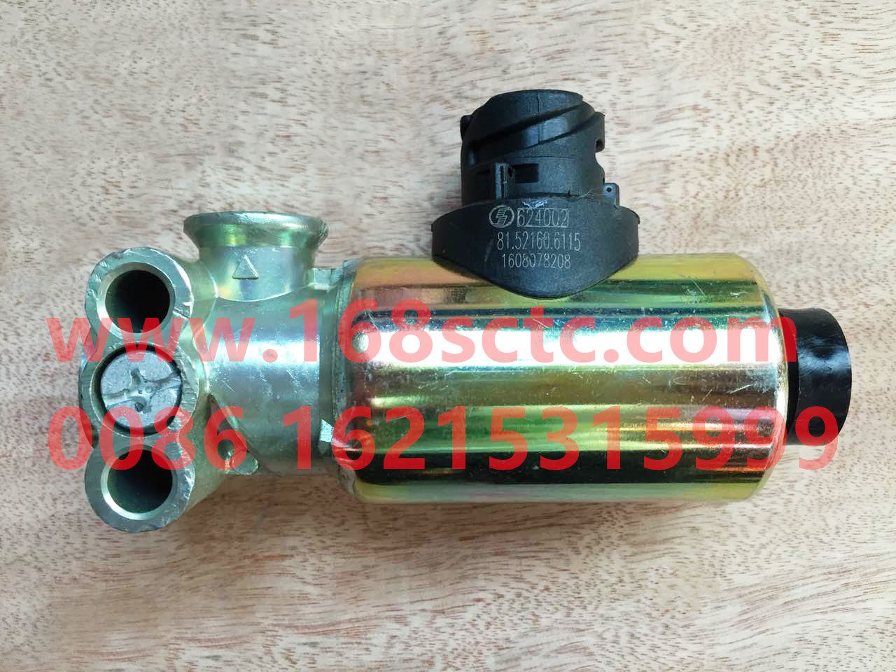 81.52160.6115-SHACMAN-The electromagnetic valveblackhead-DeLongF3000 2014Kuan