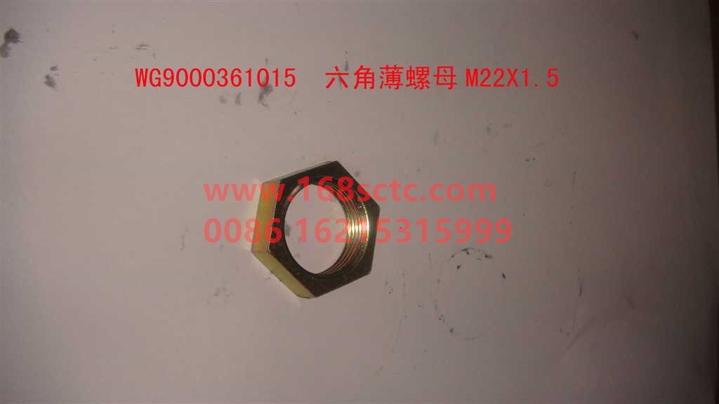 WG9000361015-OTHERS-Hexagon Thin Nut M22x1.5-LiuJiaoTouLuoMu