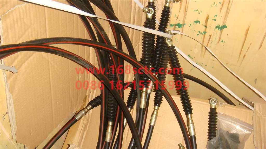 WG9725240244-SINOTRUK HOWO-Shift flexible shaft assembly L=3900mm green-HaoWo2008Kuan