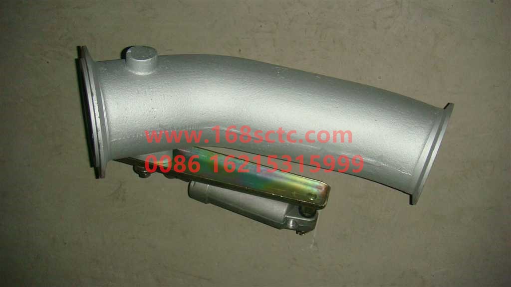 WG9925540006-SINOTRUK HOWO-The first section of exhaust pipe with butterfly valve ZX-HaoWo2009Kuan