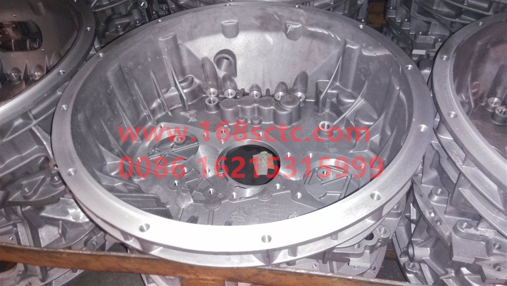 AZ2203000004-SINOTRUK HOWO-Transmission front housing assembly (16 gears, with wire thread insert, etc.)-ZhongQiBianSuXiangHW19710