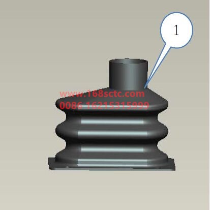 WG9725478060-SINOTRUK HOWO-Steering shaft cover-HaoWo2013Kuan